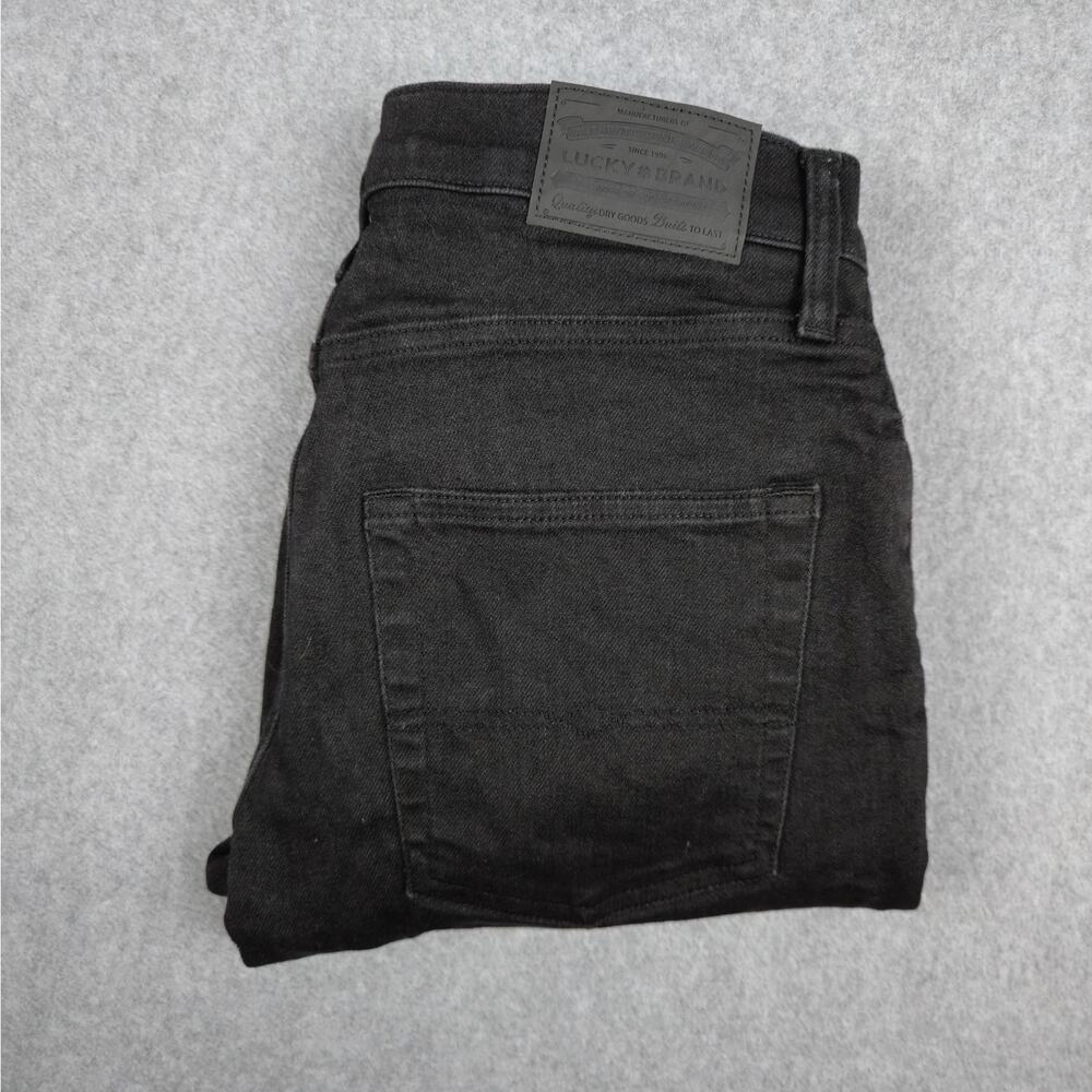 Lucky Brand Mens 29x32 Black 410 Athletic Straight Jeans